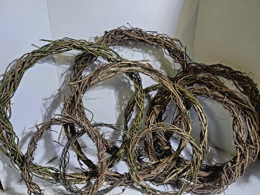 Handmade Vine Wreath Base: Rustic DIY Decor, Wedding & Seasonal