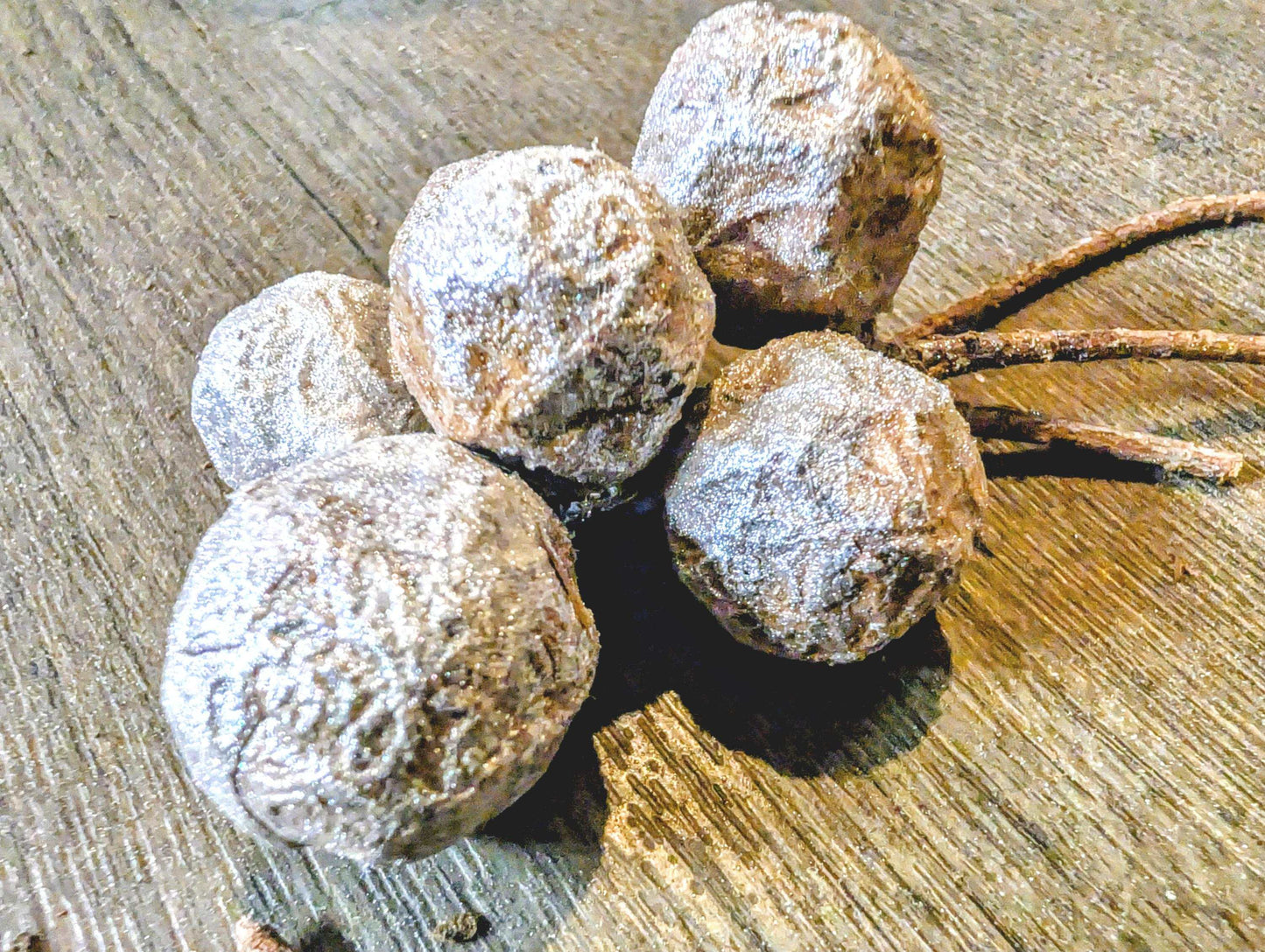 Cypress Ball Cone: Rustic Holiday Wreath Supplies, Mica Accents