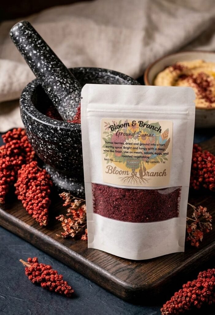 Wildcrafted Ground Sumac Spice – Hand-Foraged Arkansas Sumac