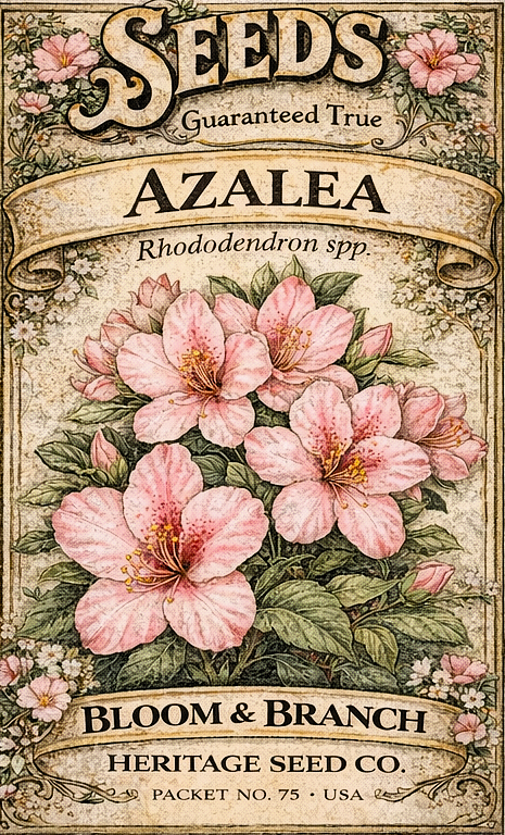 Evergreen Pink Azalea Seeds | Spring Flowering Shrub | Shade Garden Landscape Plant