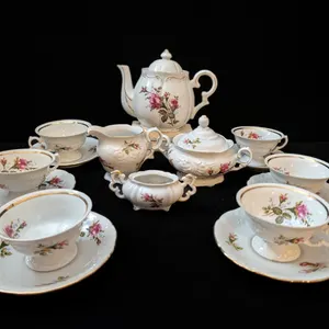 Full 15 piece vintage wawel ceramic tea set