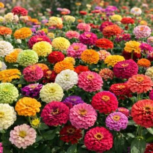 Open-Pollinated Zinnia Surprise Mix - Premium Garden-Grown Seeds