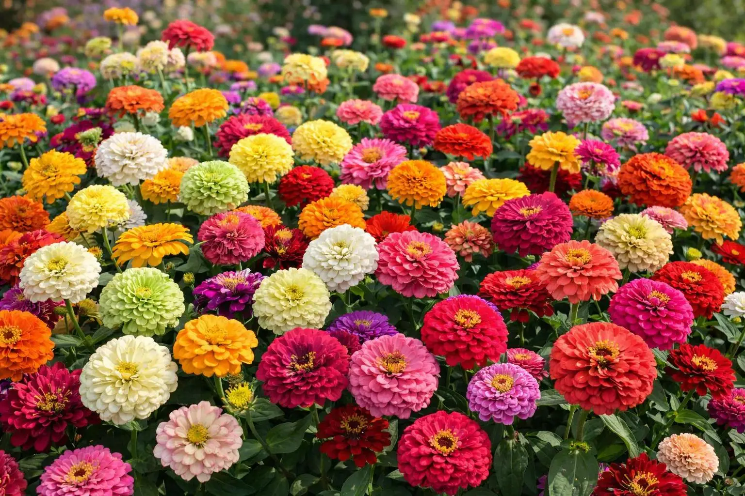 Open-Pollinated Zinnia Surprise Mix - Premium Garden-Grown Seeds